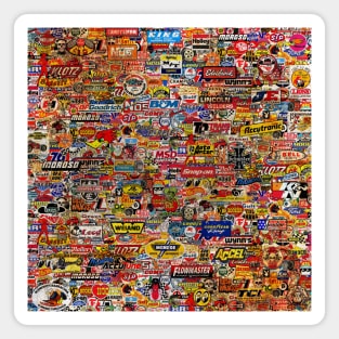 Racing Decal Collage 2020 Magnet